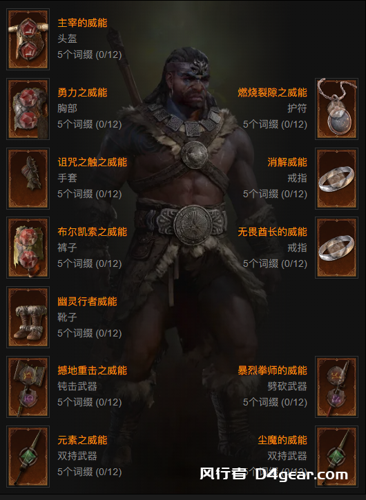 【暗黑心尘】中老年野蛮人突刺地震旋风斩（开荒版）没买DLC的也可适用-暗黑破坏神4论坛-PC游戏-风行者社区